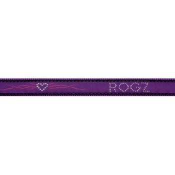 Rogz JellyBean klasična ogrlica Purple Chrome 11mm - 3/8"