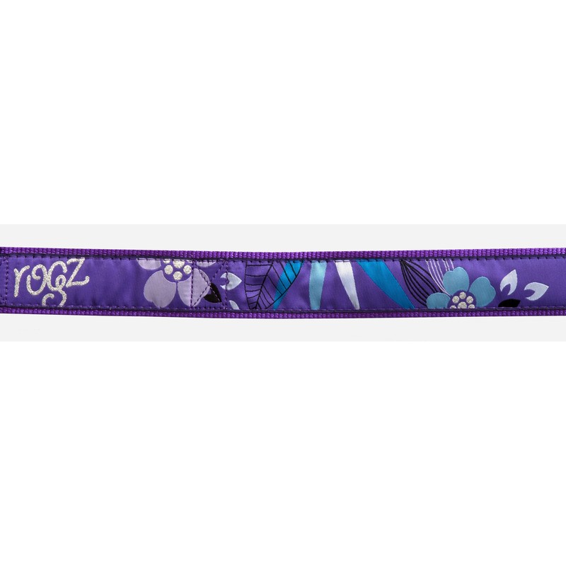 Rogz JellyBean klasična ogrlica Purple Forest 11mm - 3/8"