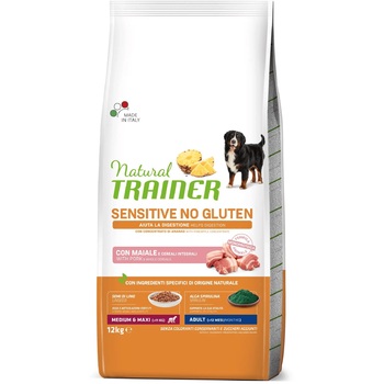 Trainer Natural Sensitive No Gluten Svinjetina za odrasle pse srednjih i velikih rasa 12kg