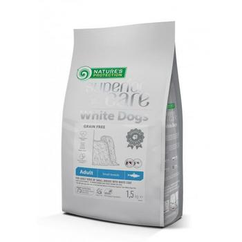 Natures Protection Superior Care Haringa za odrasle bele pse malih rasa 1.5kg
