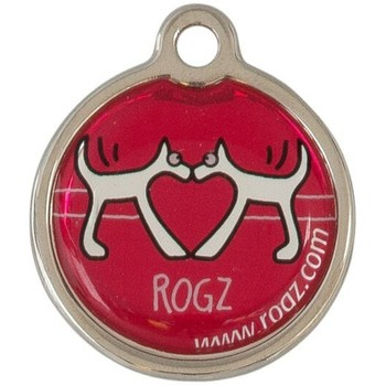 Rogz Metal ID privezak adresar S Red Heart