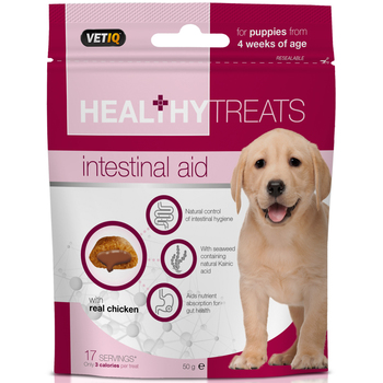 VetIQ Healthy Treats Intestinal Aid, poslastica za podršku crevima kod štenaca