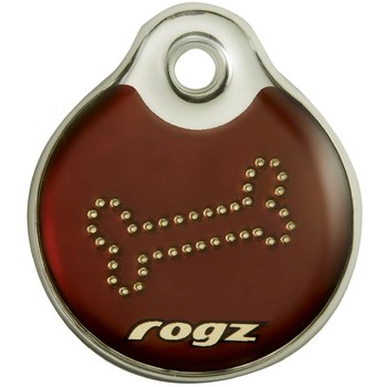 Rogz Instant ID privezak L Bronze Bone