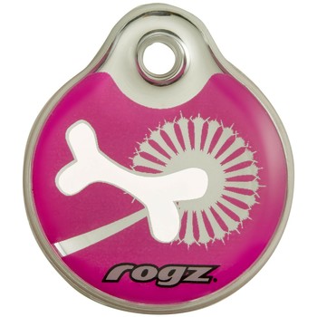 Rogz Instant ID privezak L Pink bone