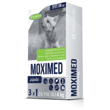 Ave&Vetmedic Moximed za pse do 4kg 0.4ml