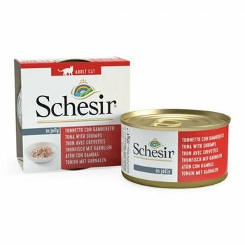 Schesir konzerva za mačke tuna i račići u želeu 85gr
