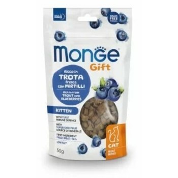 Monge Meat Minis Kitten poslastica za mačiće pastrmka sa borovnicom 50gr