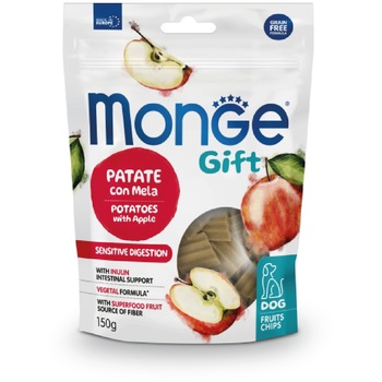 Monge Fruit Chips - Sensitive digestion poslastica za pse krompir sa jabukom 150gr