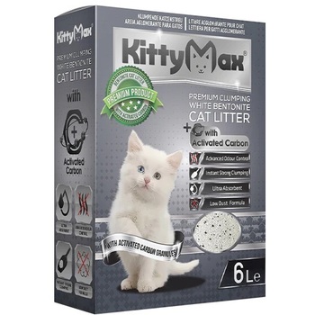 Kitty Max Carbon posip za mace 6L