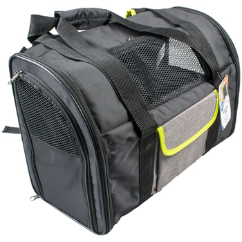 Duvo+ Torba za pse Lyon backpack 43x20x29cm - max. 6kg crna