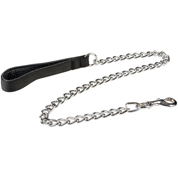 Duvo+ Povodac za pse Lead chain padded handle 50cm/4mm crni