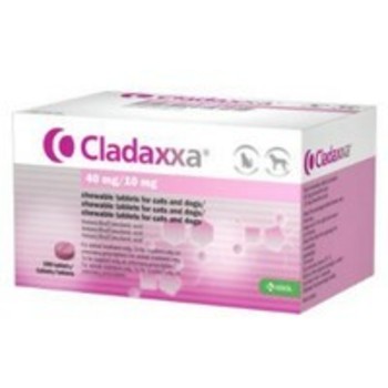 Krka Cladaxxa CHTB tableta za žvakanje za pse i mačke 40/10mg