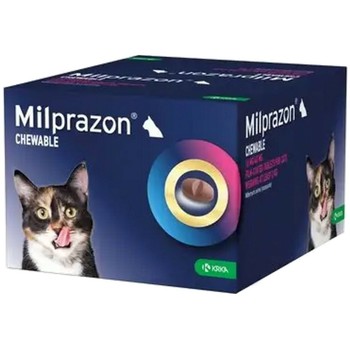 Krka Milprazon CHBT žvakalica za mačke 16mg/40mg