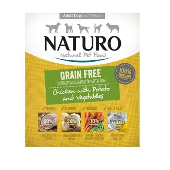 Naturo Obrok Adult Grain Free piletina i krompir s povrćem 400g