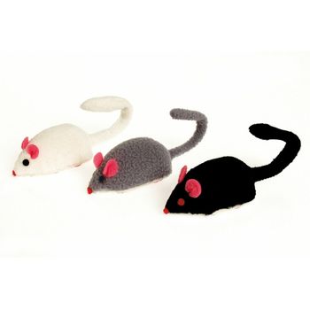 Flamingo Igračka za mačke - Plišani miš na anvijanje Speedy