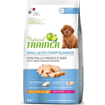 Trainer Natural Dog sa piletinom i pirinčem Puppy & Junior za pse malih rasa 7kg