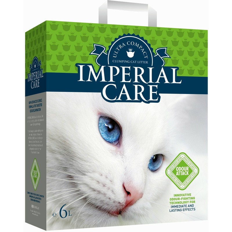 Imperial Care Odour Attack Grudvajući posip grudvajući za mačke sa aromom zelene bašte 6kg