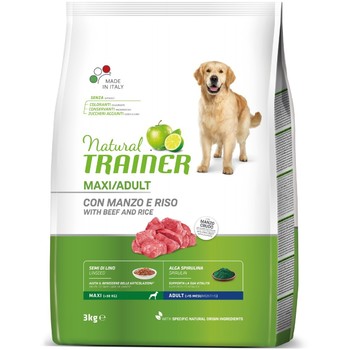 Trainer Natural Dog sa govedinom i pirinčem za odrasle pse velikih rasa 3kg