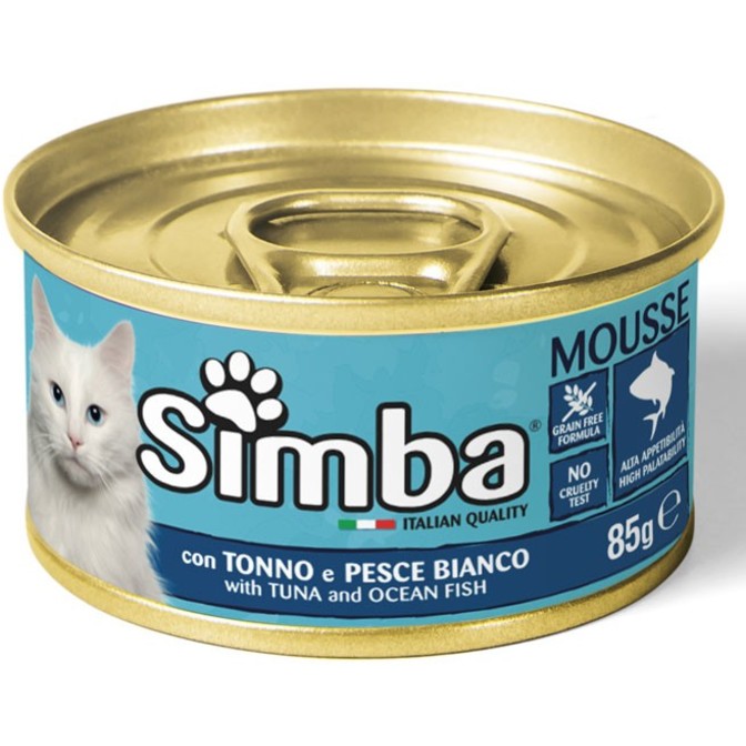 Simba obrok sa tunom i belom ribom 85g