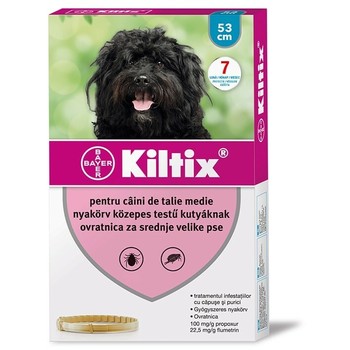 Bayer Kiltix M 53Cm, Ogrlica za pse, protiv buva i krpelja
