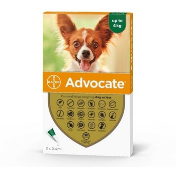 Bayer Advocate Dog 0-4Kg, Ampula SpotOn za pse protiv ekto i endoparazirta