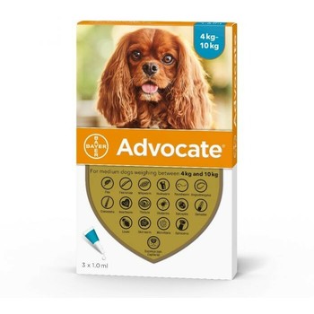 Bayer Advocate Dog 4-10Kg 1Ml, Ampula SpotOn za pse protiv ekto i endoparazirta