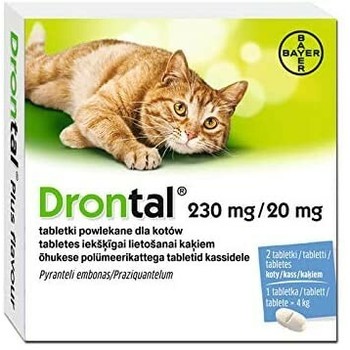 Bayer Drontal Cat, Tableta za mačke protiv unutrašnjih parazita