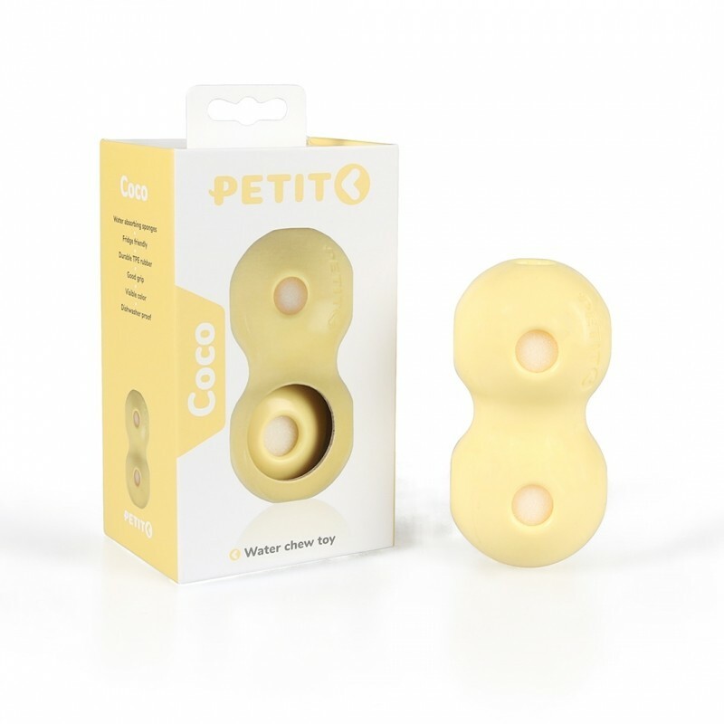 Ebi Petit Vodena igračka za žvakanje Coco 12X6X6cm Žuti