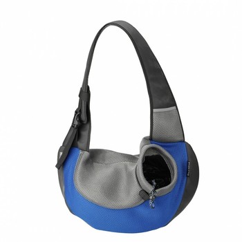 Torba za ljubimce Ebi Carry Bag Sarah Crazy Paws M 34X19X47.5 Plava