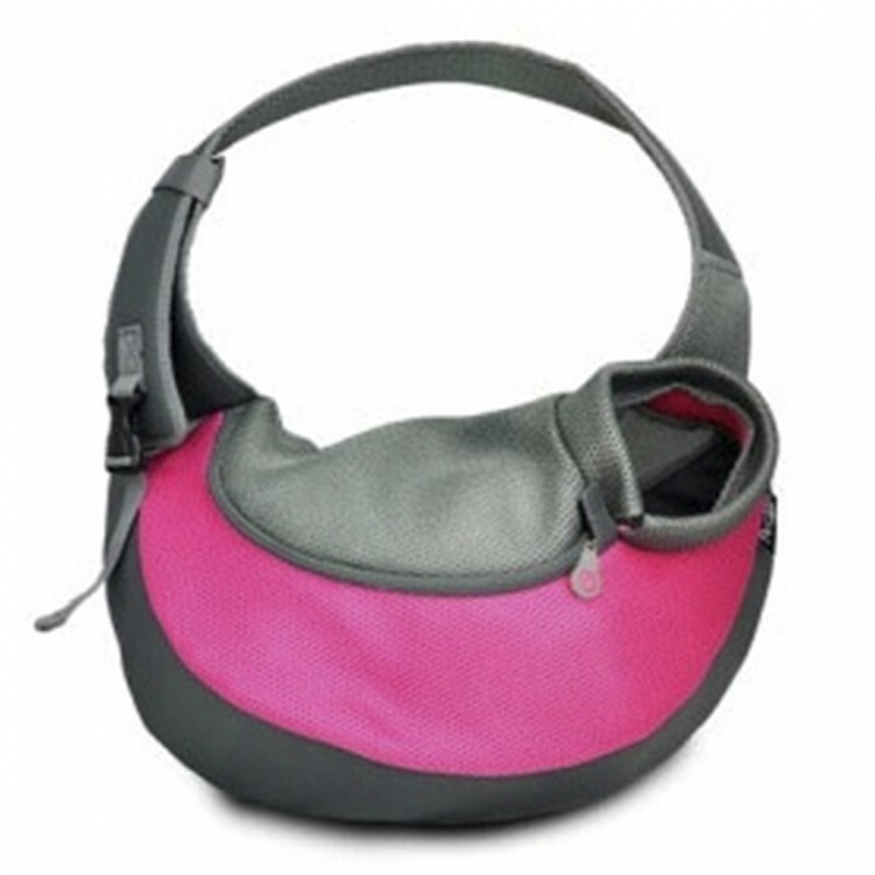 Torba za ljubimce Ebi Carry Bag Sarah Crazy Paws M 34X19X47.5 Pink