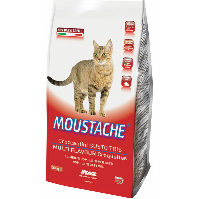 Hrana za mačke Moustache Briketi sa piletinom 20kg