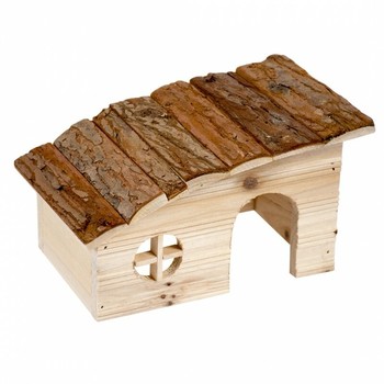 Duvo+ Drvena kućica za sitne životinje Shed Roof 20X13X12cm