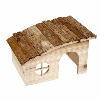 Duvo+ Drvena kućica za sitne životinje Shed Roof 31X23X18cm