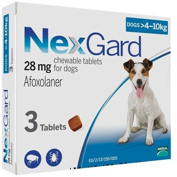 Merial NexGard Dog M 4-10kg, Tableta za ektoparazite 