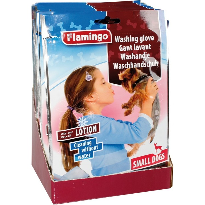 Flamingo Rukavica za suvo pranje za pse S
