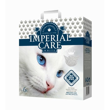Imperial Care White Max Odour Attack Grudvajući posip za mačke sa aromom jasmina 6kg