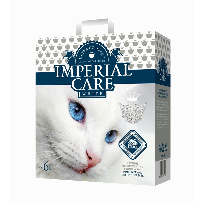 Imperial Care White Max Odour Attack Grudvajući posip za mačke sa aromom jasmina 6kg