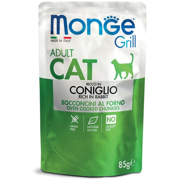 Monge Cat Grill sos Zečetina - Adult 85g
