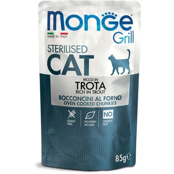Monge Cat Grill sos Pastrmka za sterilisane mačke 85g