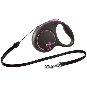 Flexi Black Design S Cord 5m roze