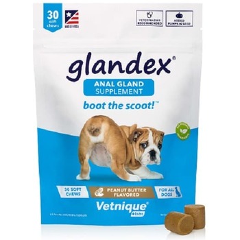 Vetnique Glandex Soft chews 30kom, Podrška funkciji analnih žlezda