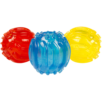 Duvo+ Igračka za pse - Gumene lopta sa neravninama 8cm više boja 1kom
