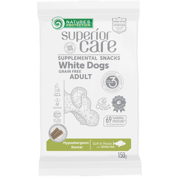 Natures Protection Superior Care Hypoallergenic Dental - Bela riba 150g