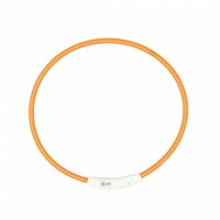 Duvo+ Ogrlica za pse, svetleća Usb Nylon 35cm narandžasta