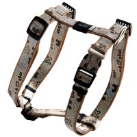 Rogz Trendy klasični am za štence Brown Bones M