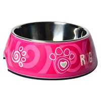Rogz Činija Bubble Bowlz L Pink Paw