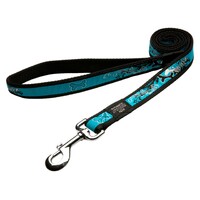 Rogz Scooter produženi povodac Turquoise Chrome
