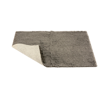 Duvo+ Ležaljka krznena anti-slip 150x100cm siva