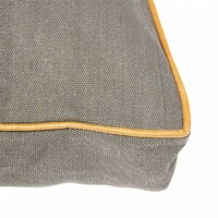 Duvo+ Ležaljka za pse Polycotton Block Pillow Siesta Oyster 108X68X10cm Anthracite