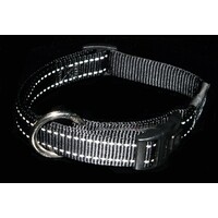 Rogz Fanbelt reflektujuća ogrlica Crna